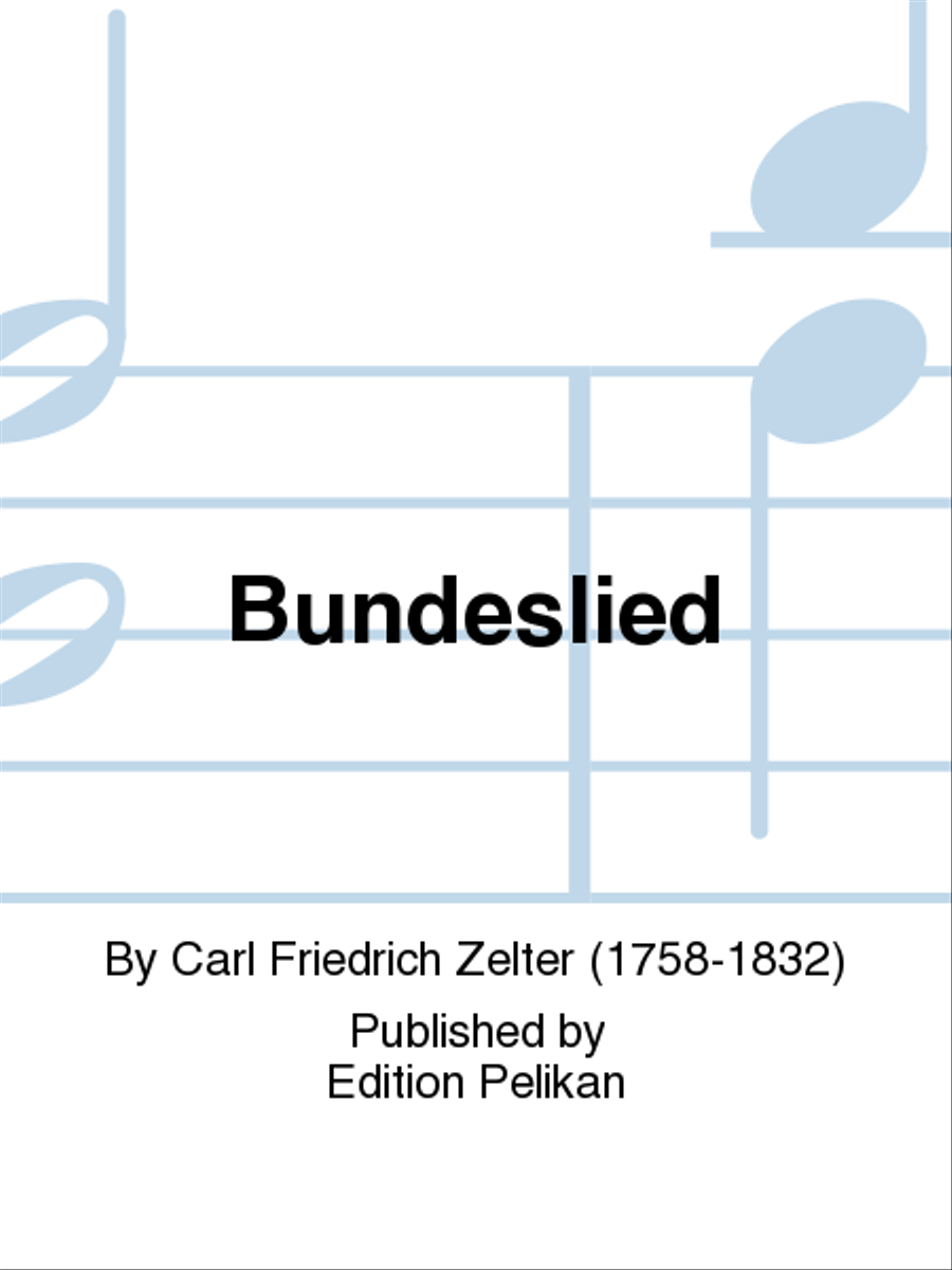Bundeslied Bundeslied Men's Choir scores gallery preview page 1