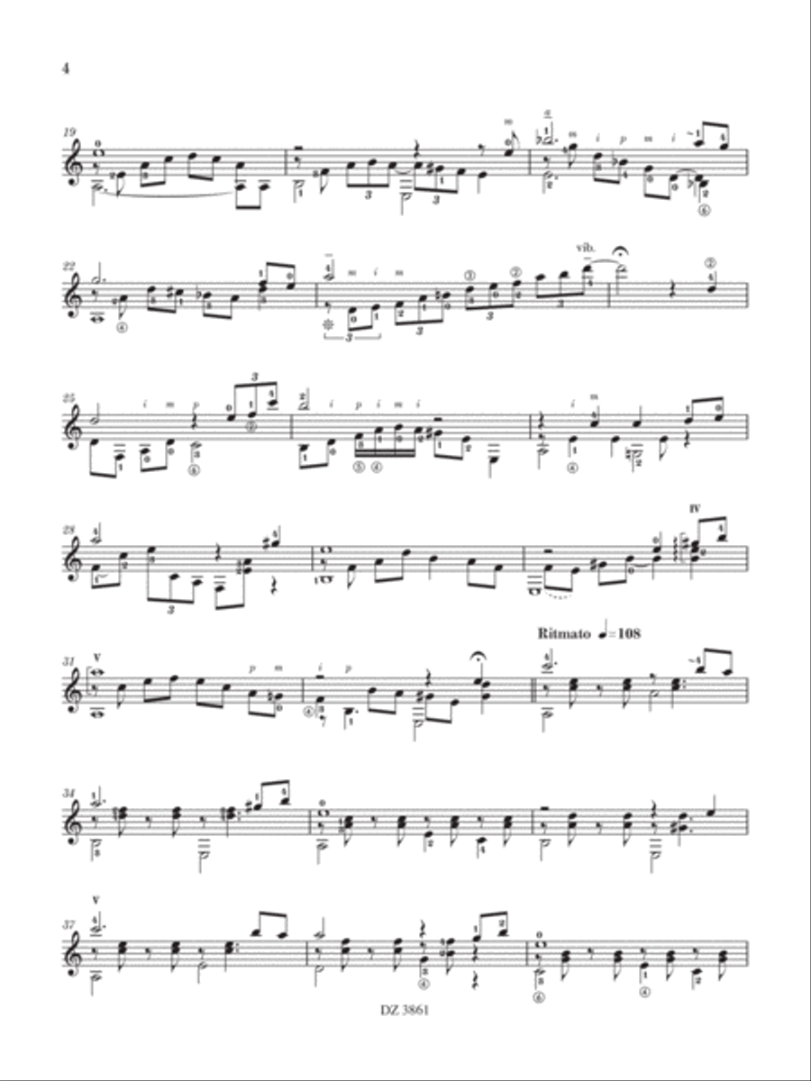 Manhã de Carnaval Classical Guitar scores gallery preview page 4