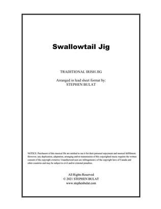Book cover for Swallowtail Jig (Irish Traditional) - Lead sheet in original key of Em