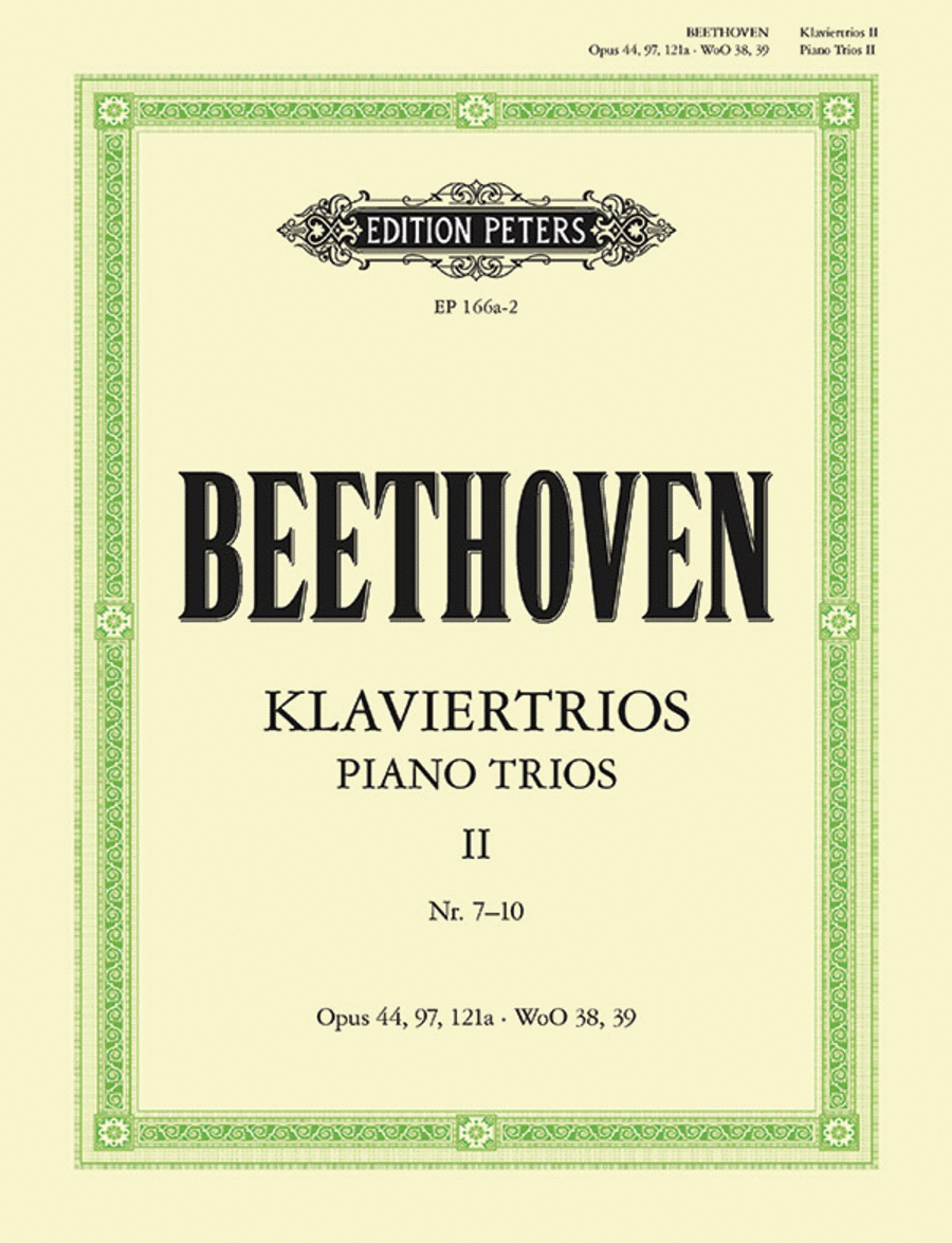 Ludwig van Beethoven: Trios - Volume II
