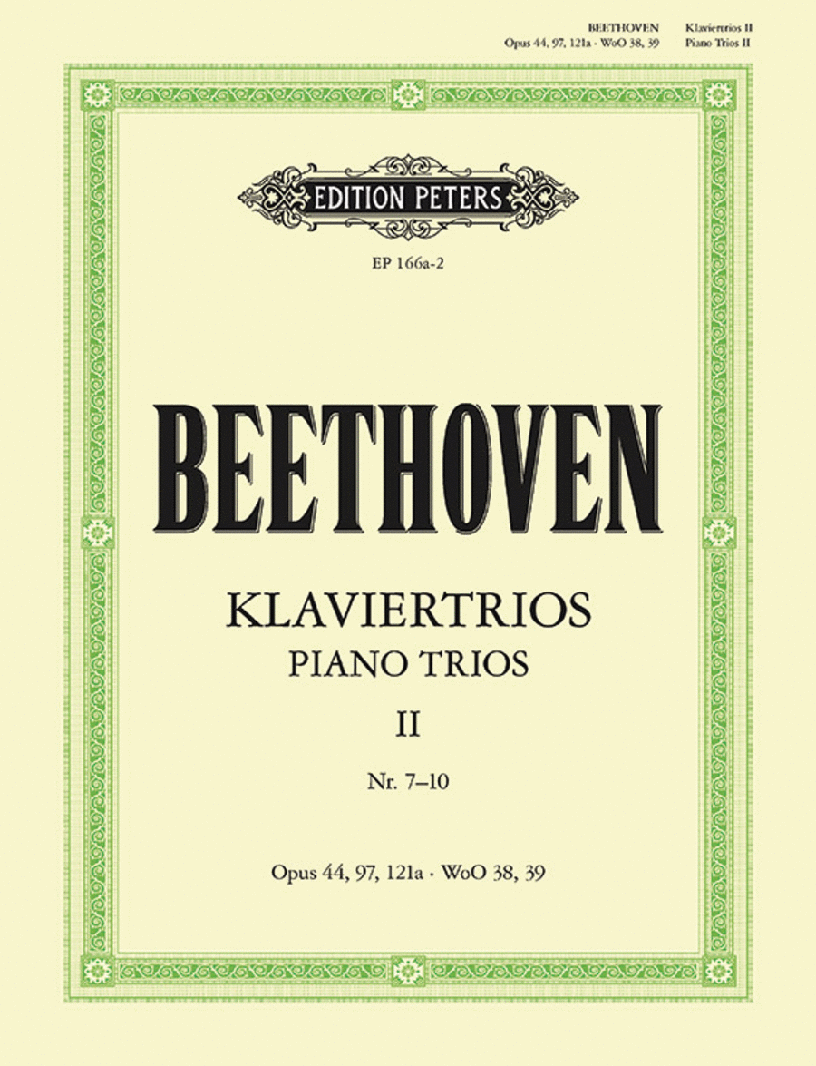 Trios - Volume II Piano Trio scores gallery preview page 1