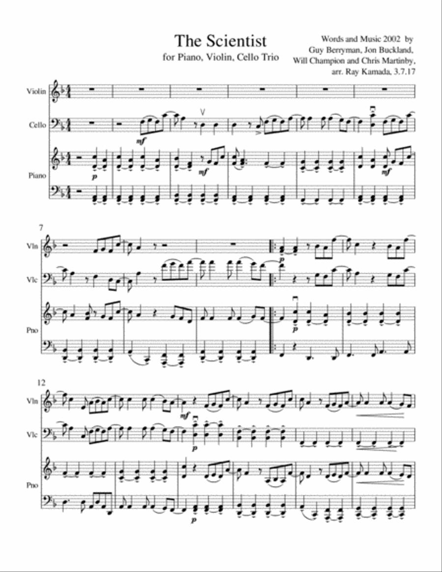 The Scientist Chamber Orchestra scores gallery preview page 1