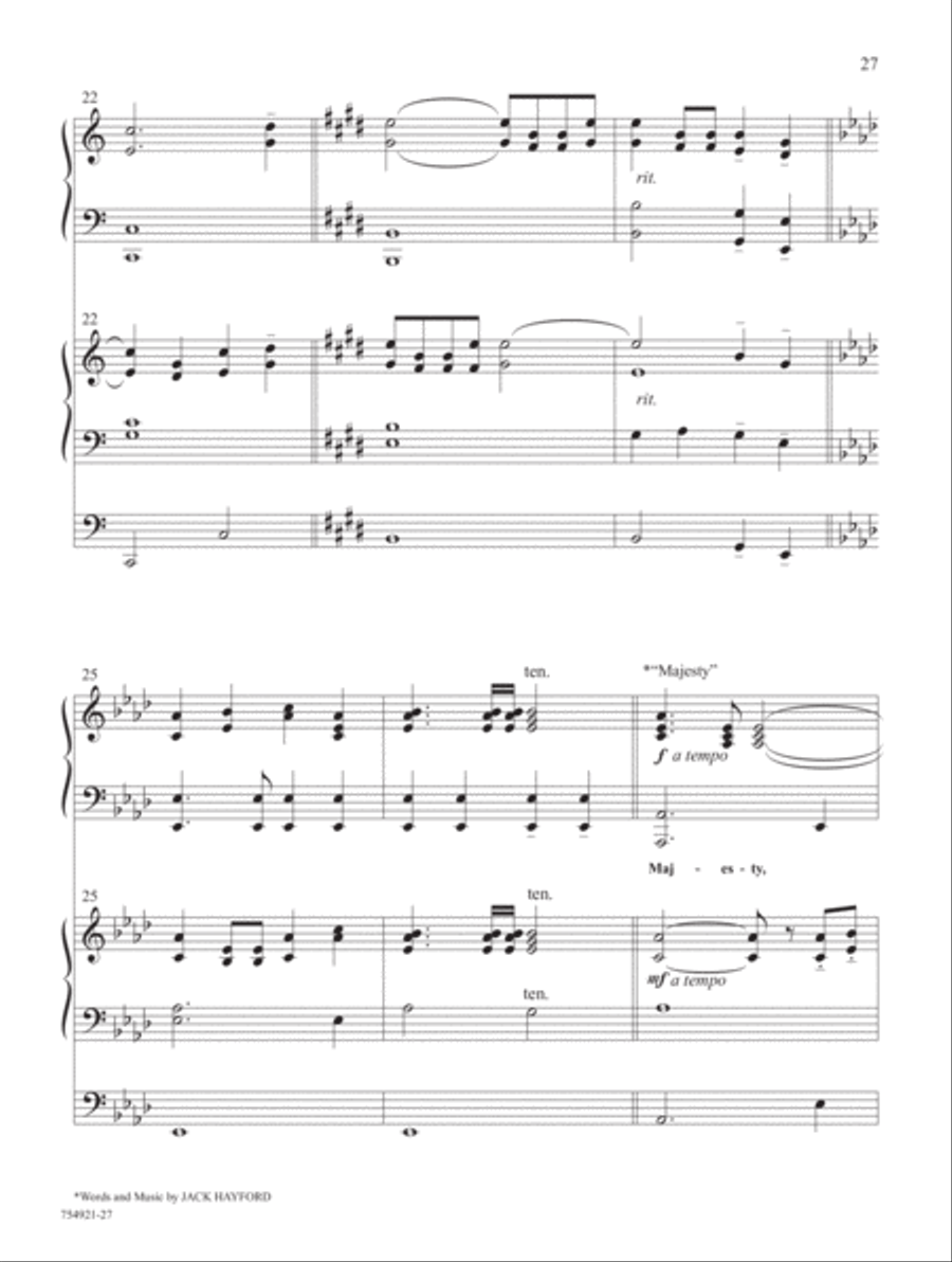 Worship His Majesty Organ scores gallery preview page 16