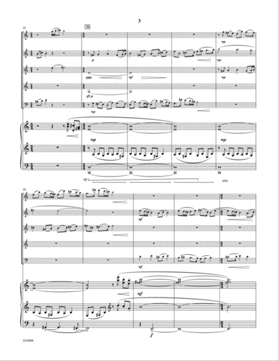 The Sacred Pools of Hana Small Ensemble scores gallery preview page 3