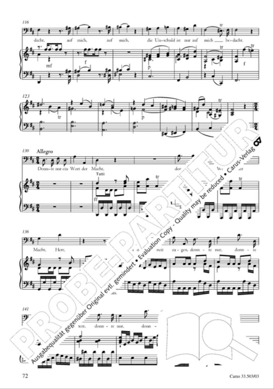 Passion according to St. Matthew (Passions-Musik nach dem Evangelisten Matthaus) SSATB scores gallery preview page 73