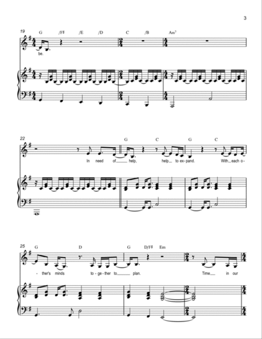 Walk a Straight Line Walk a Straight Line Voice scores gallery preview page 3