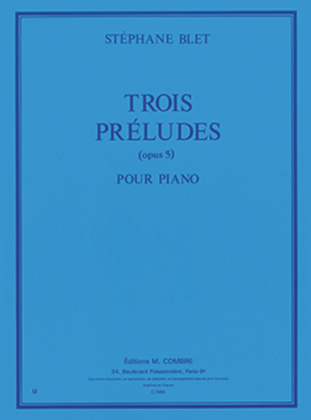 Book cover for Preludes (3) Op. 5