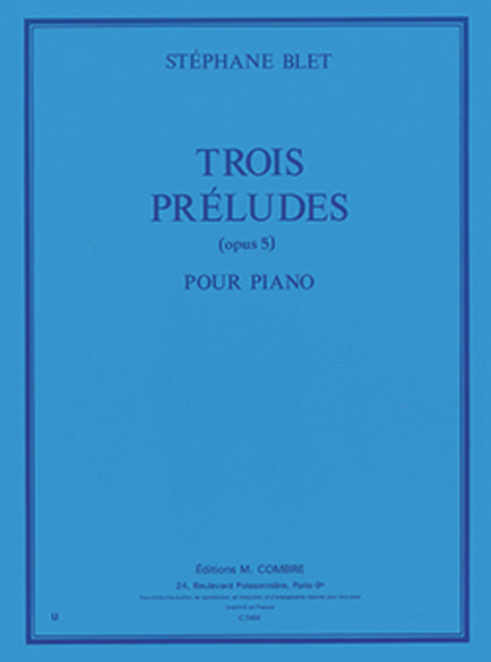 Preludes (3) Op. 5