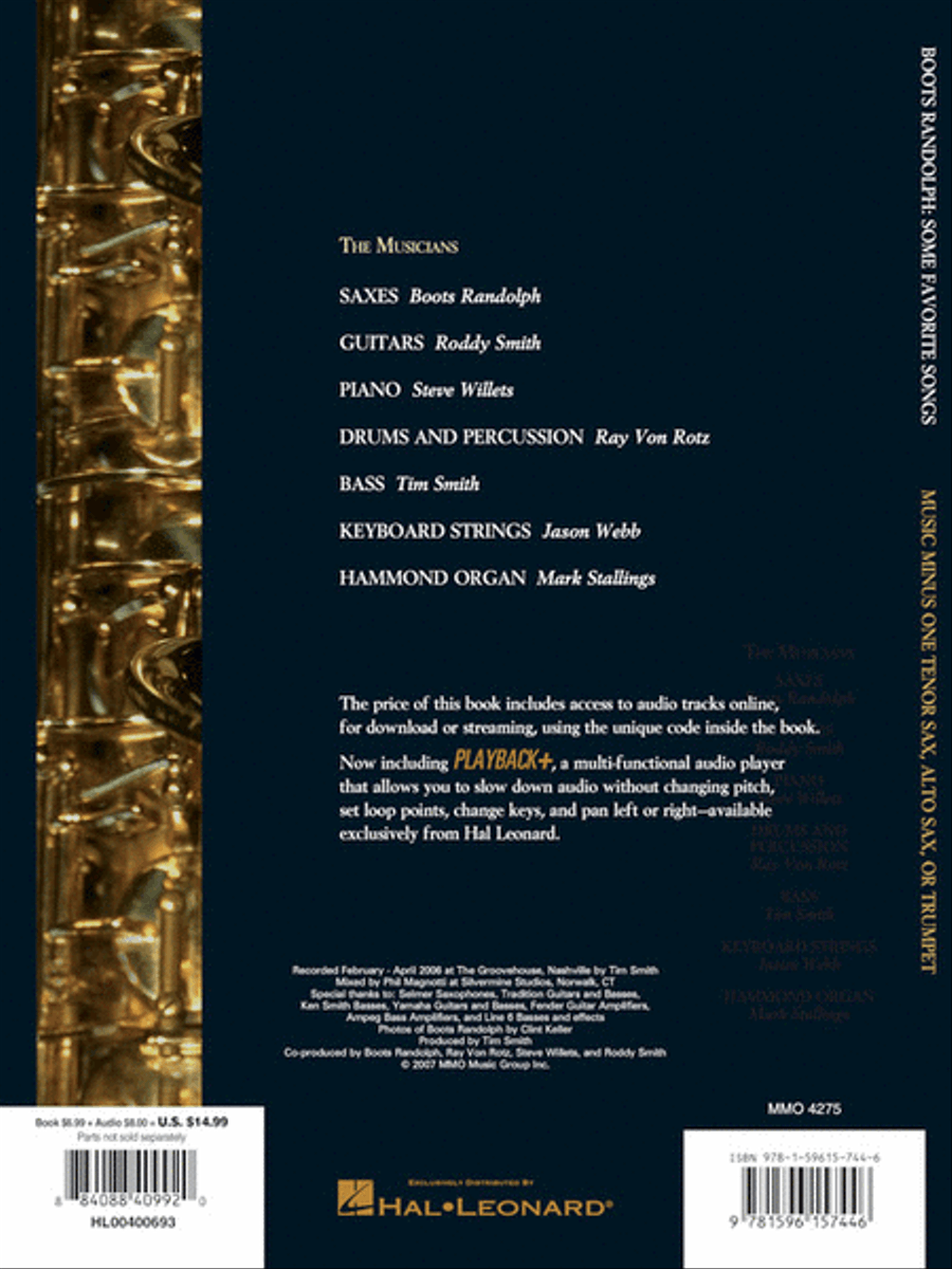 Boots Randolph – Some Favorite Songs Tenor Saxophone scores gallery preview page 5
