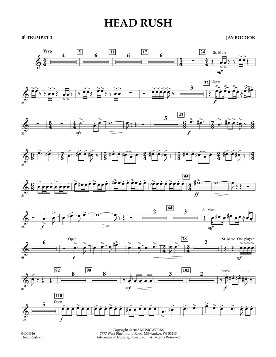 Head Rush - Bb Trumpet 2