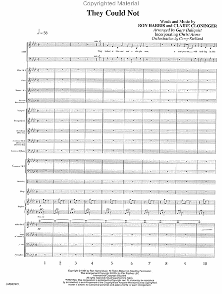 They Could Not Score scores gallery preview page 2