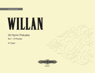 Book cover for 30 Hymn Preludes for Organ, Set 1