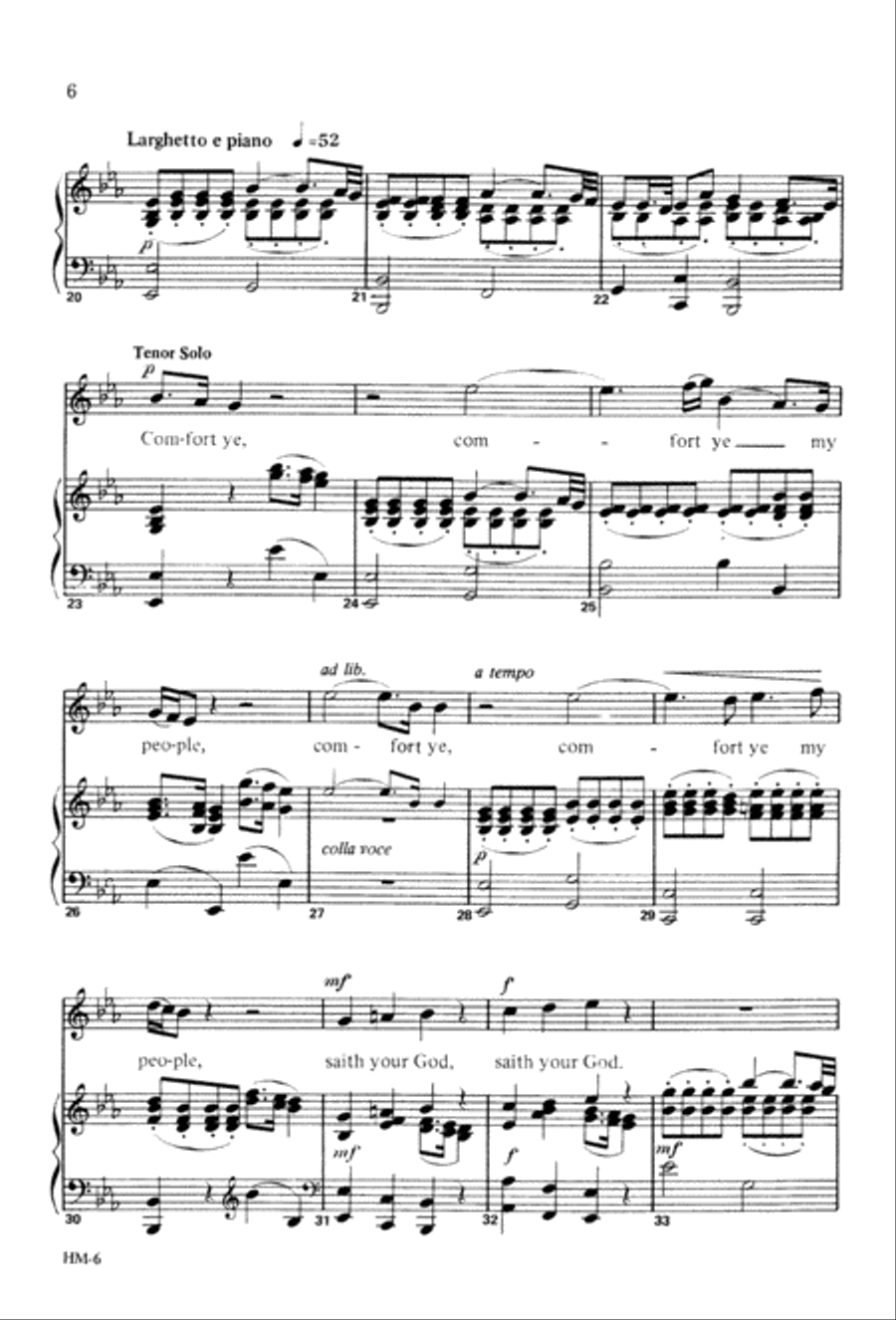 Handel's Messiah: Christmas Choruses and Solos 4-Part scores gallery preview page 3