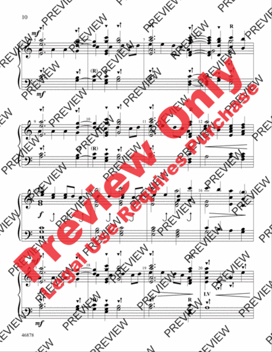 An English Hymn Sketchbook Handbell Choir scores gallery preview page 10