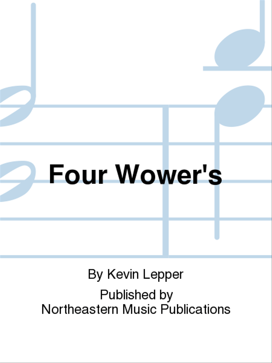 Four Wower's Percussion scores gallery preview page 1