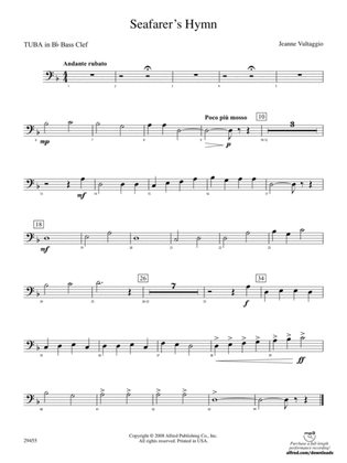 Seafarer's Hymn: (wp) B-flat Tuba B.C.