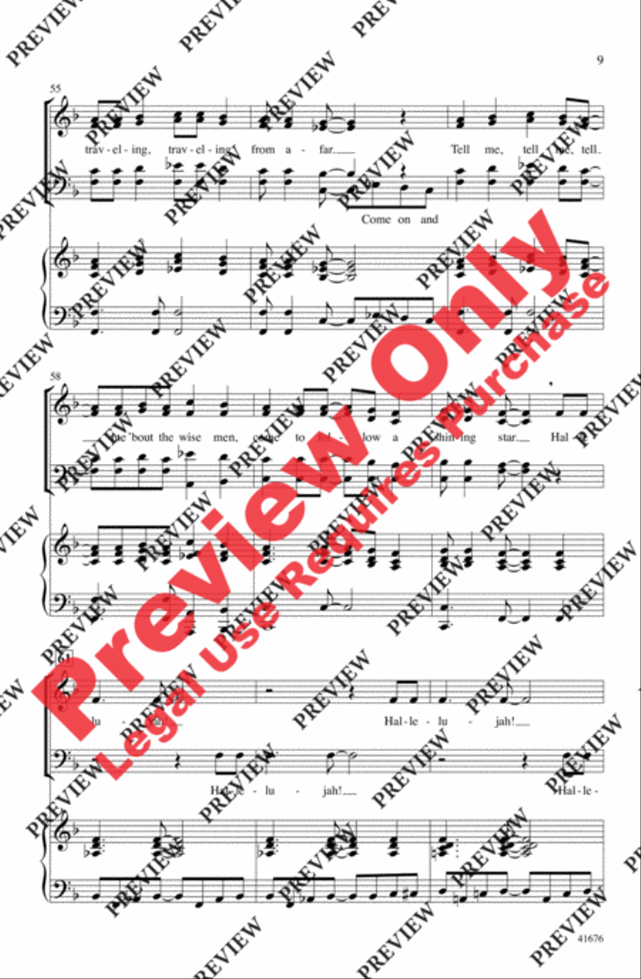 Tell Me, Tell Me! - SoundTrax CD (CD only) Choir scores gallery preview page 9