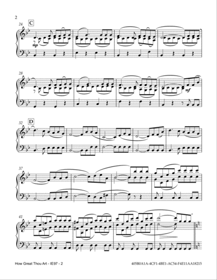 How Great Thou Art How Great Thou Art Full Orchestra scores gallery preview page 3