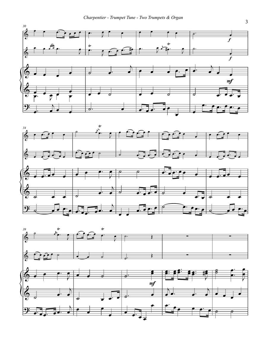 Trumpet Tune from 