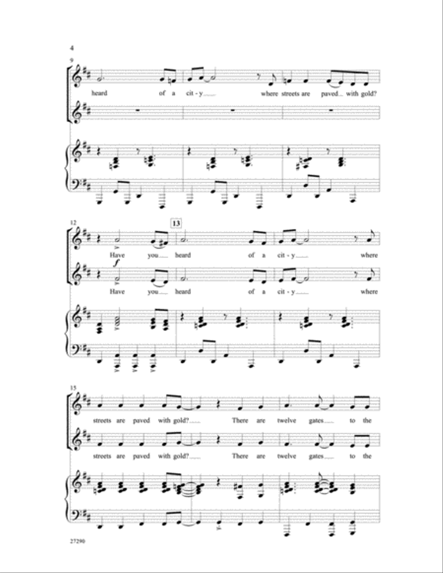 Twelve Gates Twelve Gates 2-Part scores gallery preview page 3