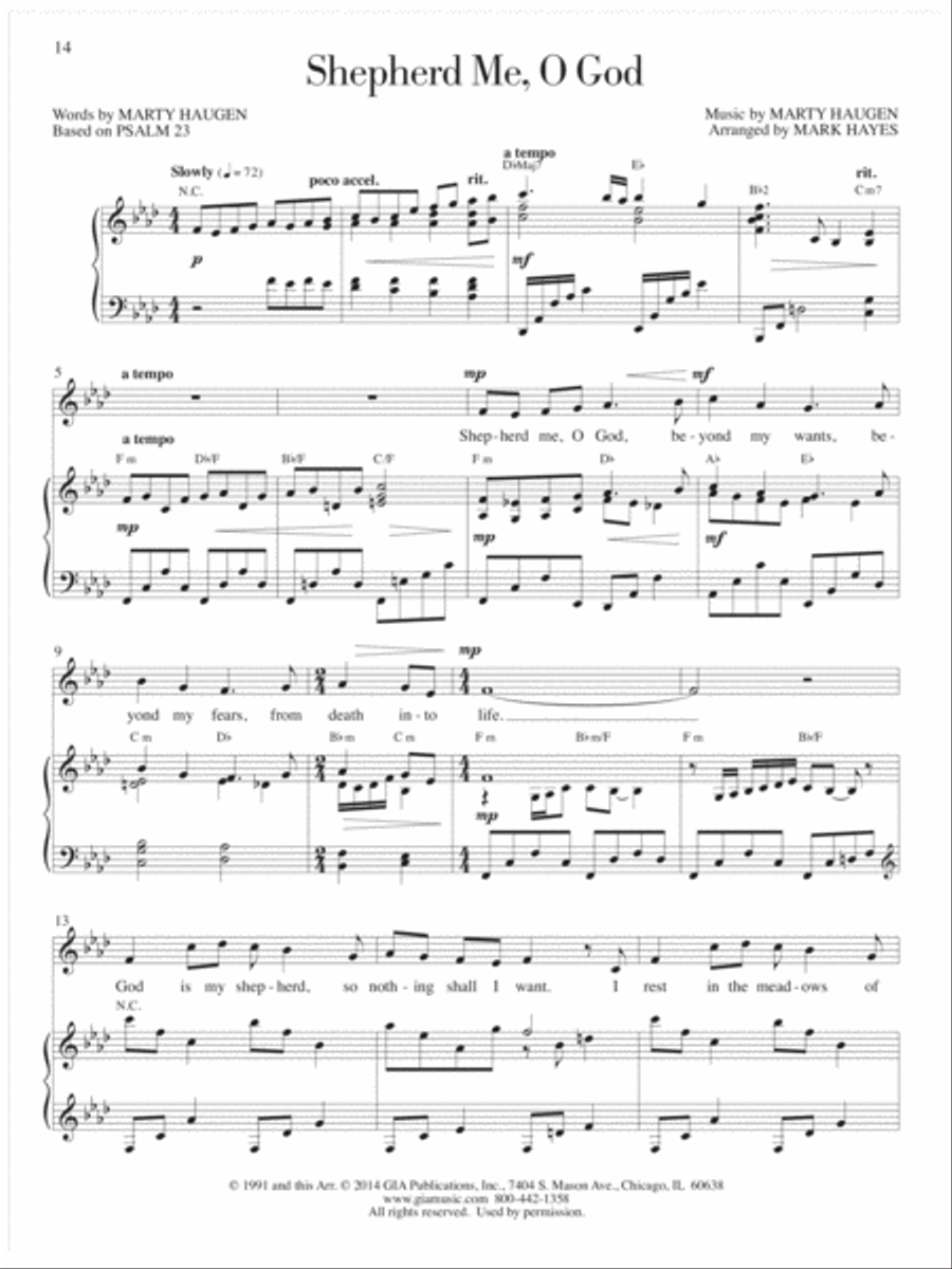 Essential Collection for the Church Soloist, Vol. II Voice Solo scores gallery preview page 4