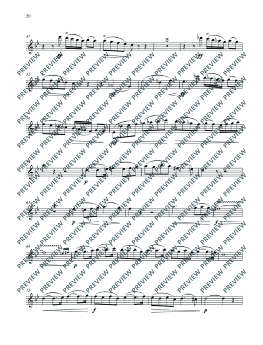 Classical Highlights for Flute Flute Solo scores gallery preview page 21