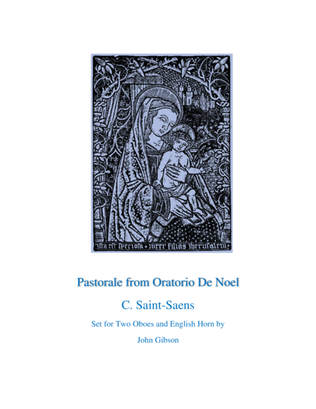 Book cover for Pastorale from Oratorio De Noel for Oboe/English Horn Trio