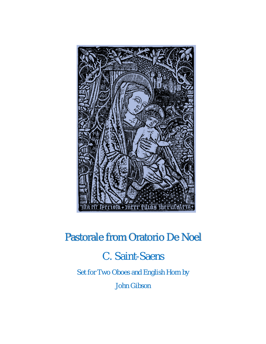 Book cover for Pastorale from Oratorio De Noel for Oboe/English Horn Trio