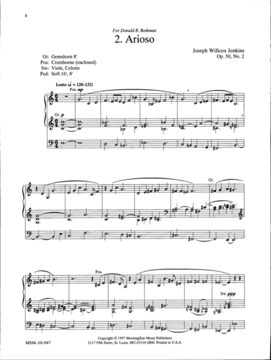 Six Pieces for Organ, Volume 1 Organ scores gallery preview page 4