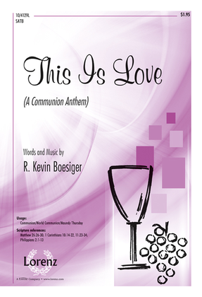 Book cover for This Is Love