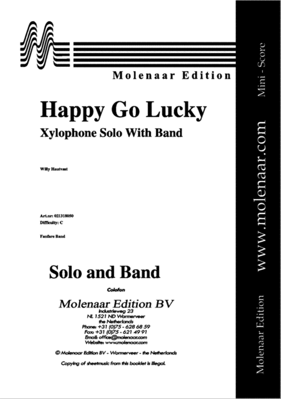 Happy Go Lucky Happy Go Lucky Fanfare Band scores gallery preview page 2