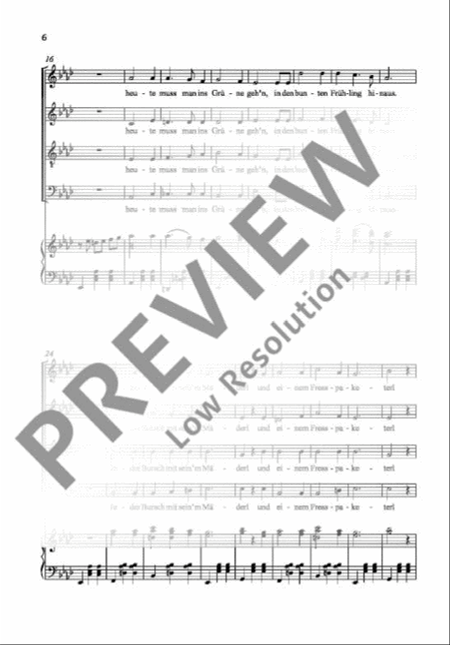 Georg Kreisler 4-Part scores gallery preview page 7