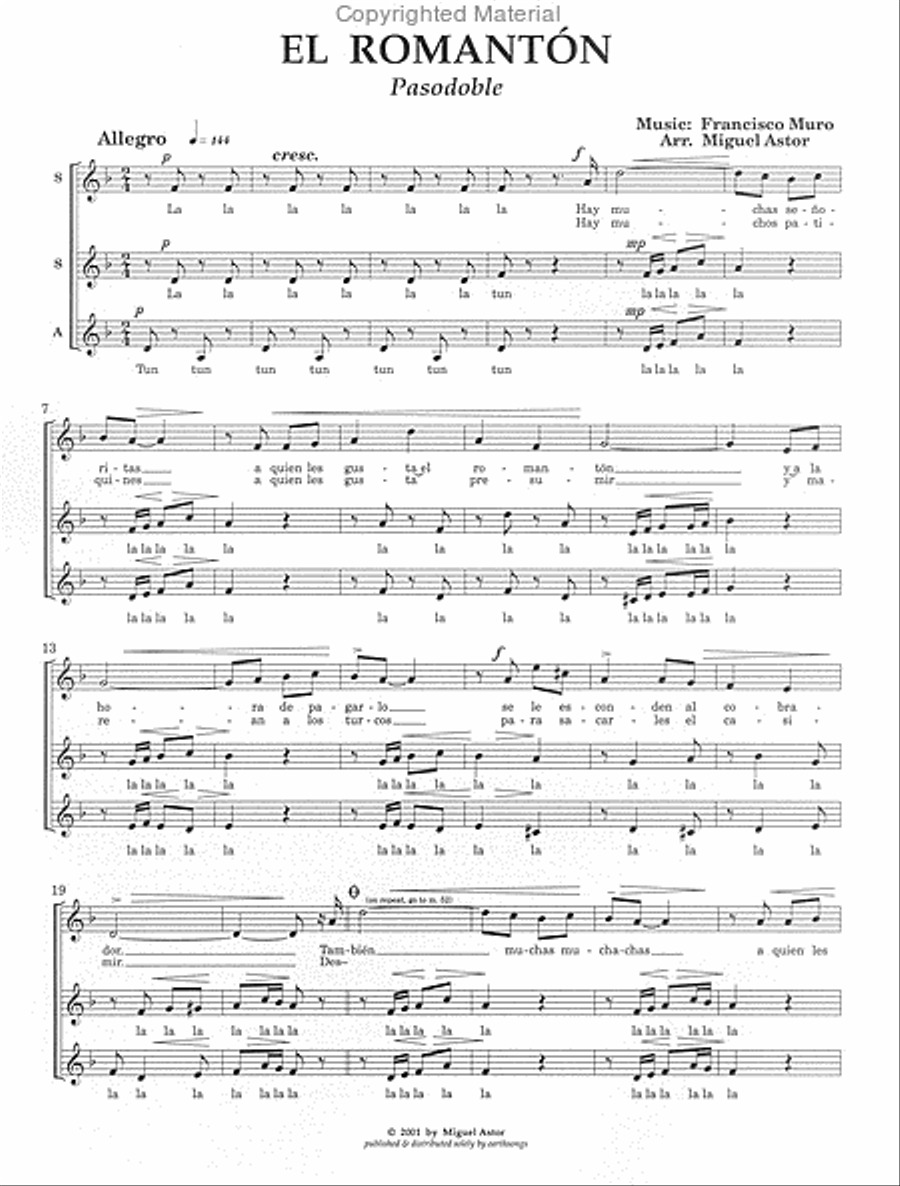 el romanton SSA scores gallery preview page 2