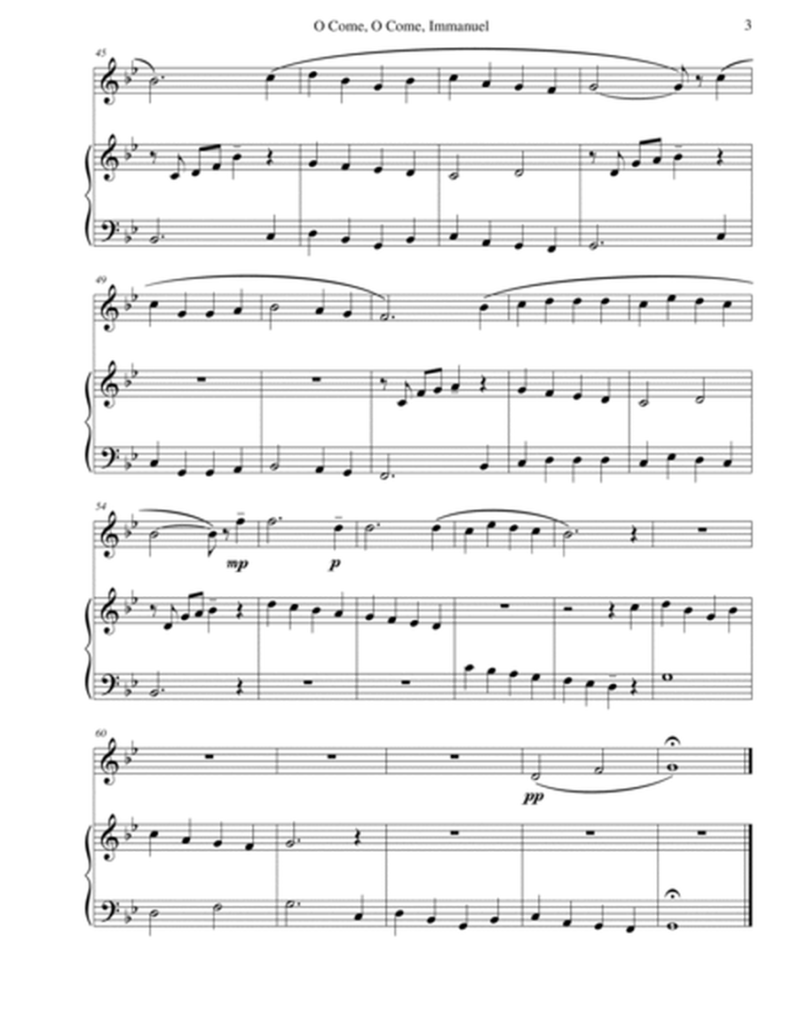 O Come, O Come, Immanuel (Emmanuel) - Vibraphone & Piano image number null