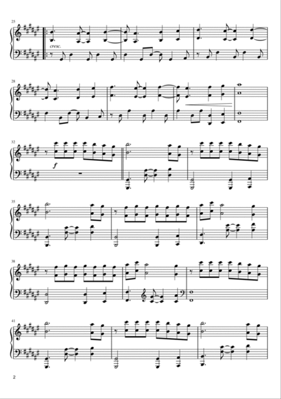 Tattoo Piano Solo scores gallery preview page 2