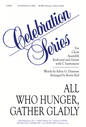 Book cover for All Who Hunger, Gather Gladly