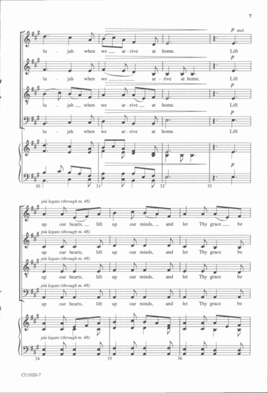 The Eternal Gates 4-Part scores gallery preview page 6