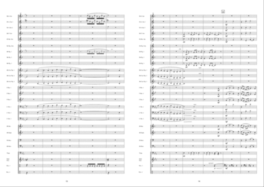 Saturnalia Fanfare Band scores gallery preview page 8