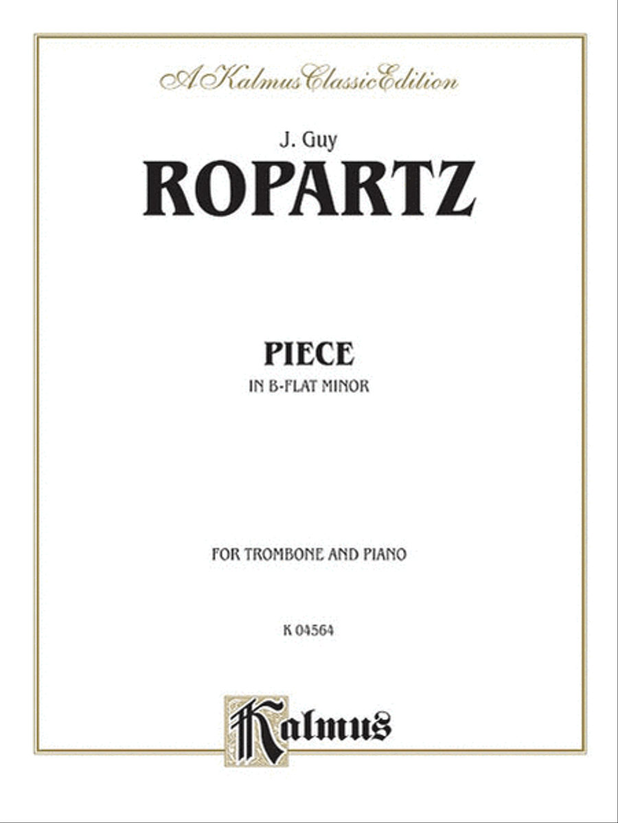 Piece in B-flat Minor Small Ensemble scores gallery preview page 1