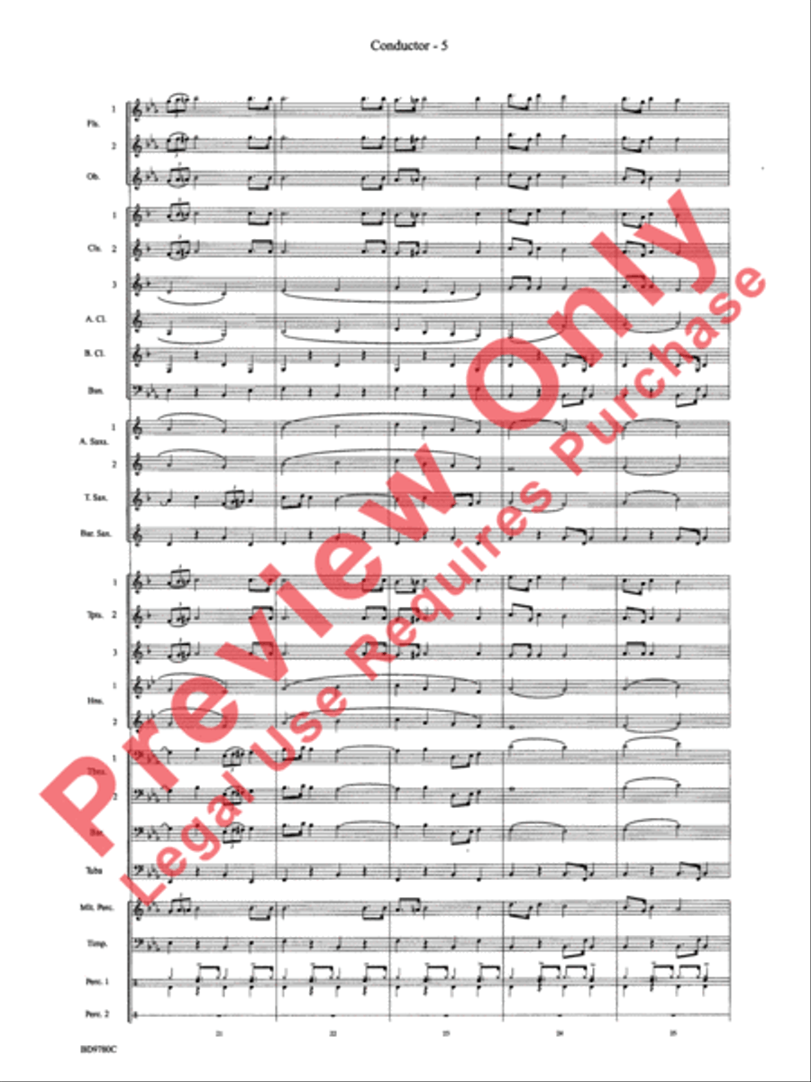 Holiday Cheers Holiday Cheers Concert Band scores gallery preview page 7