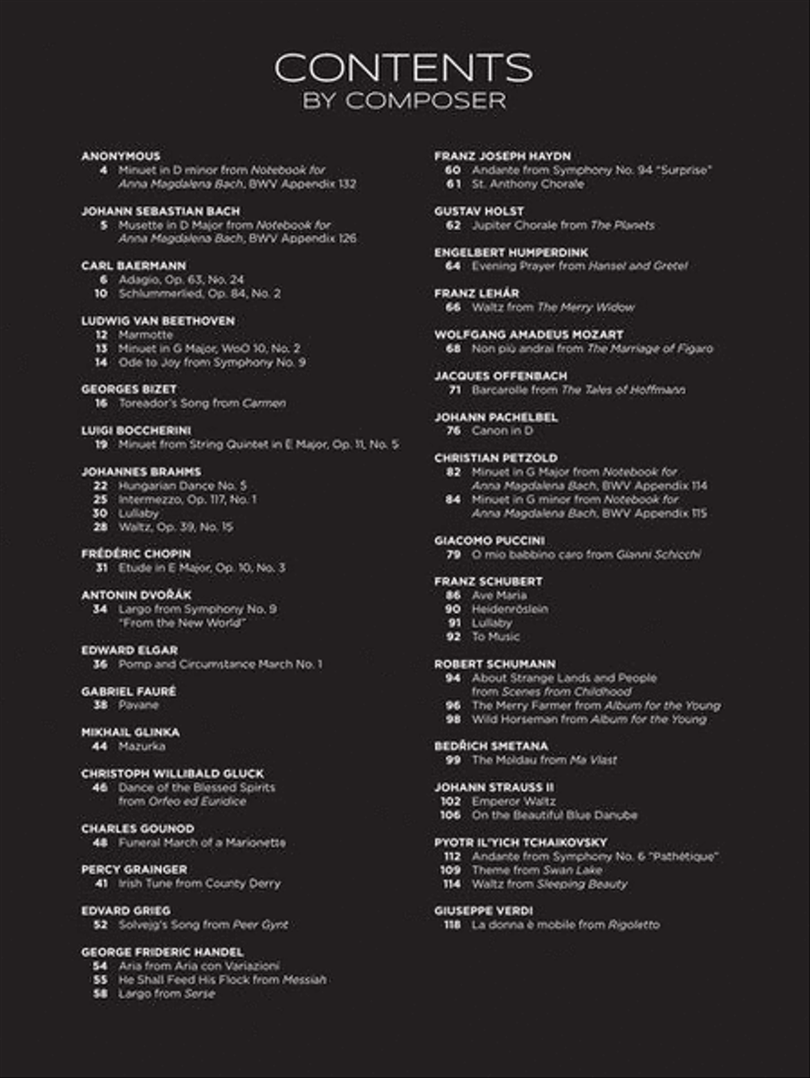 First 50 Classical Pieces You Should Play on the Clarinet Clarinet Solo scores gallery preview page 4