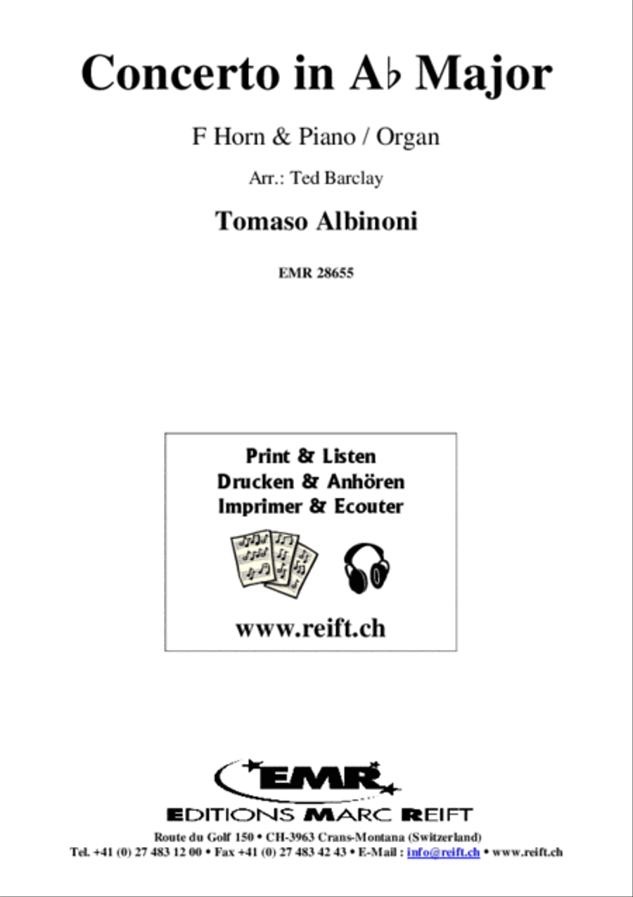 Concerto in Ab Major Concerto in Ab Major Horn scores gallery preview page 2
