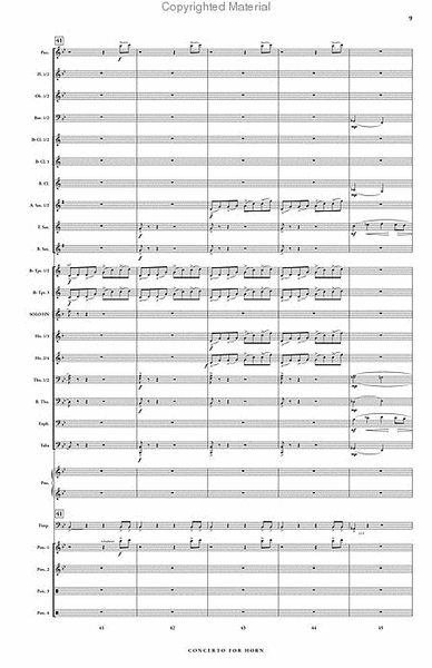 Concerto for Horn & Symphonic Band image number null