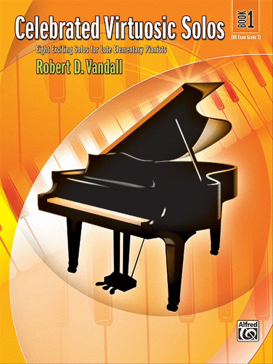 Book cover for Celebrated Virtuosic Solos, Book 1