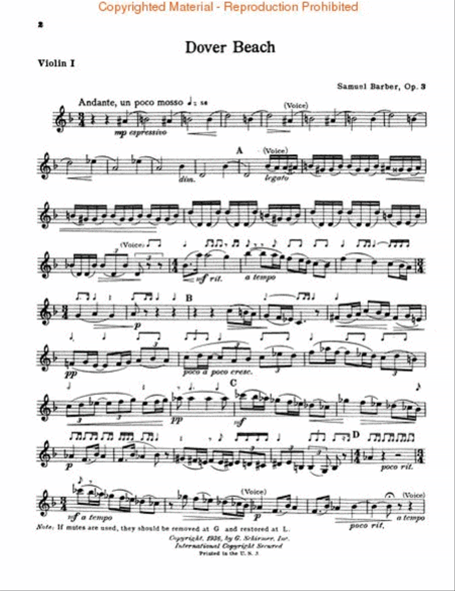 Dover Beach Dover Beach Voice scores gallery preview page 2
