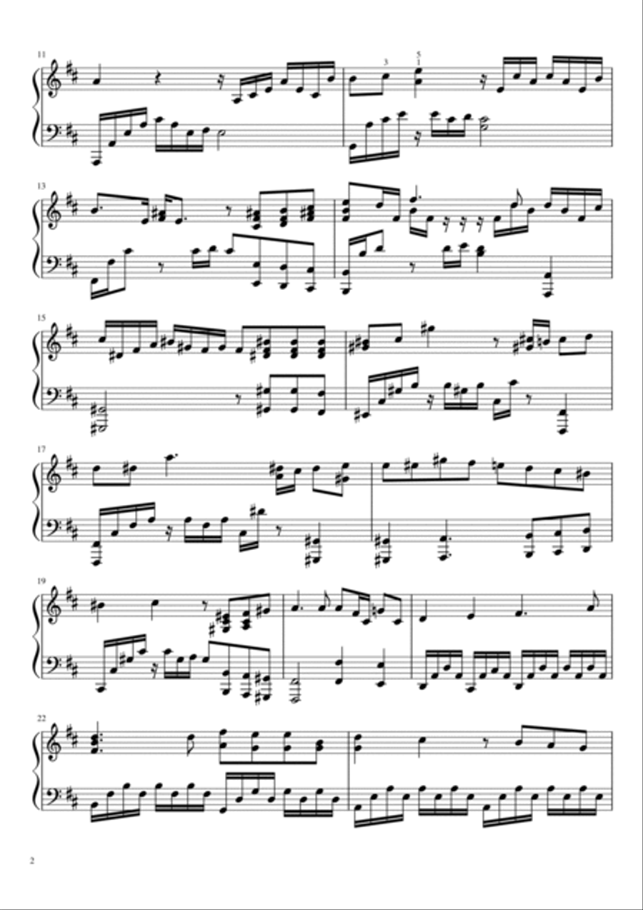 Lied ohne Worte Piano Solo scores gallery preview page 2