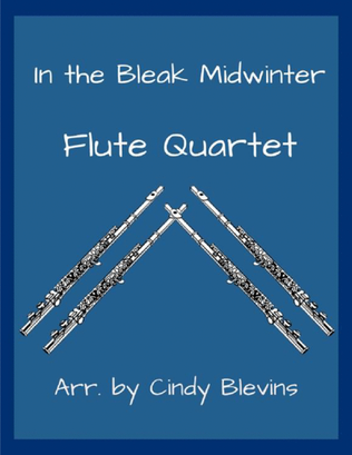 In the Bleak Midwinter, for Flute Quartet