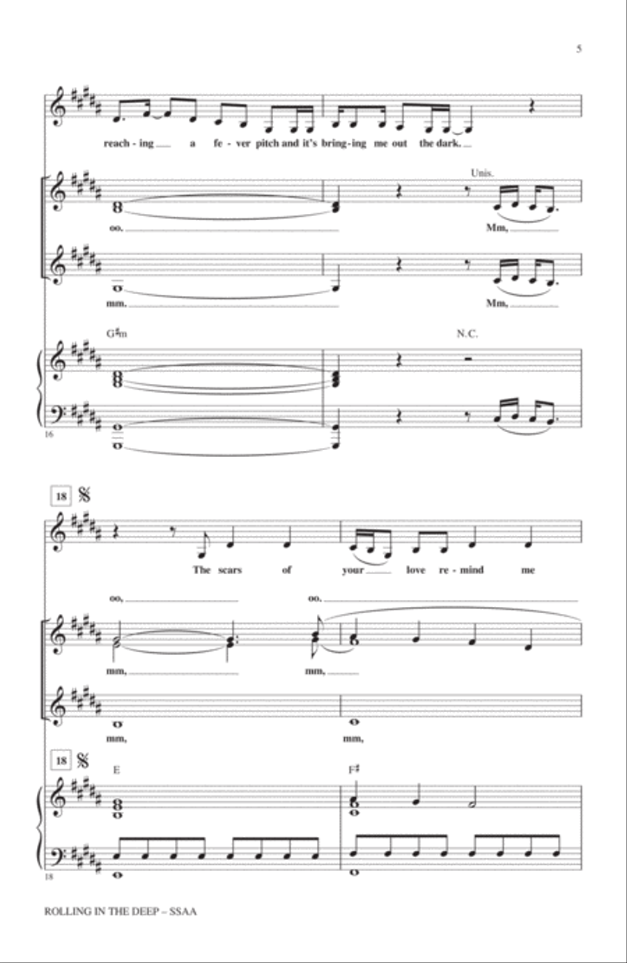Rolling In The Deep SSA scores gallery preview page 4