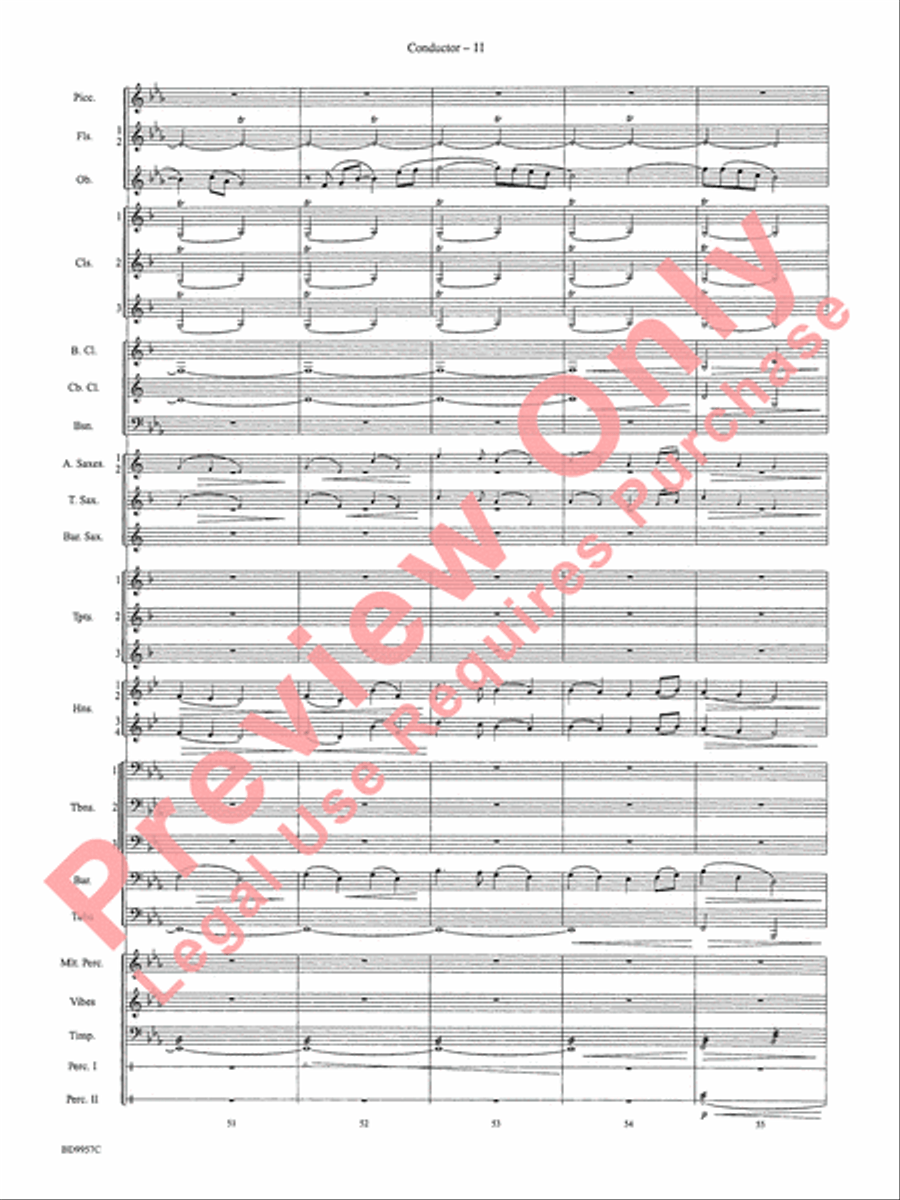 Angels, from the Realms of Glory Concert Band scores gallery preview page 14