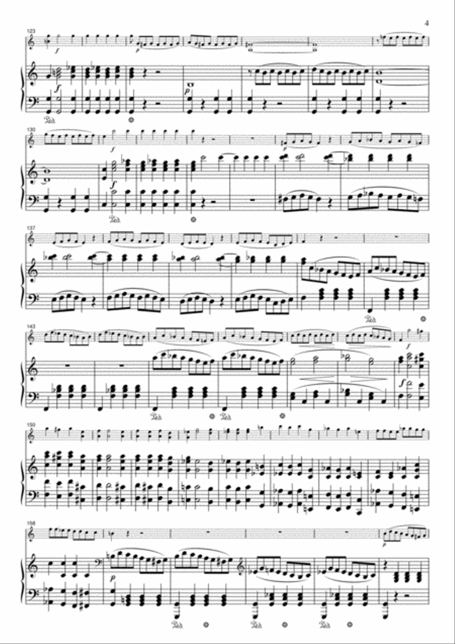 Mozart Cosi fan tutte Overture, for Violin & Piano, VM005 Violin Solo scores gallery preview page 4